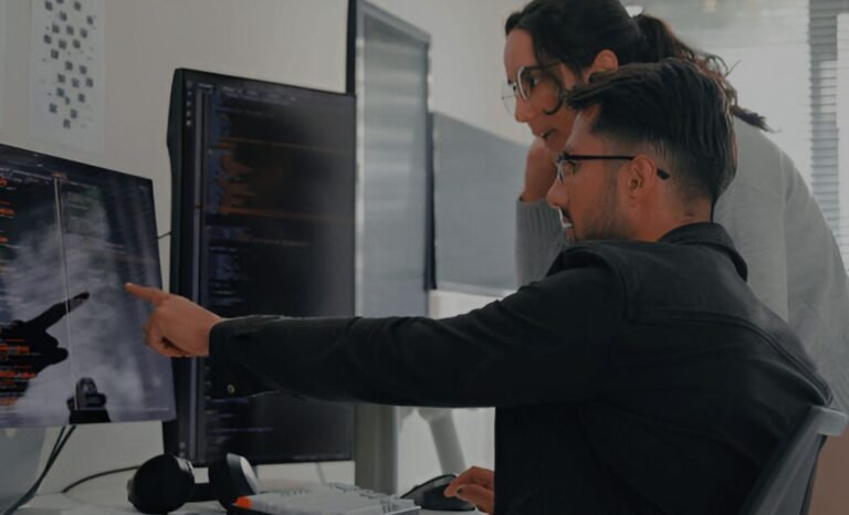 Illustration showing the concept of what is adaptive software development, highlighting its phases, collaboration, and iterative workflow.